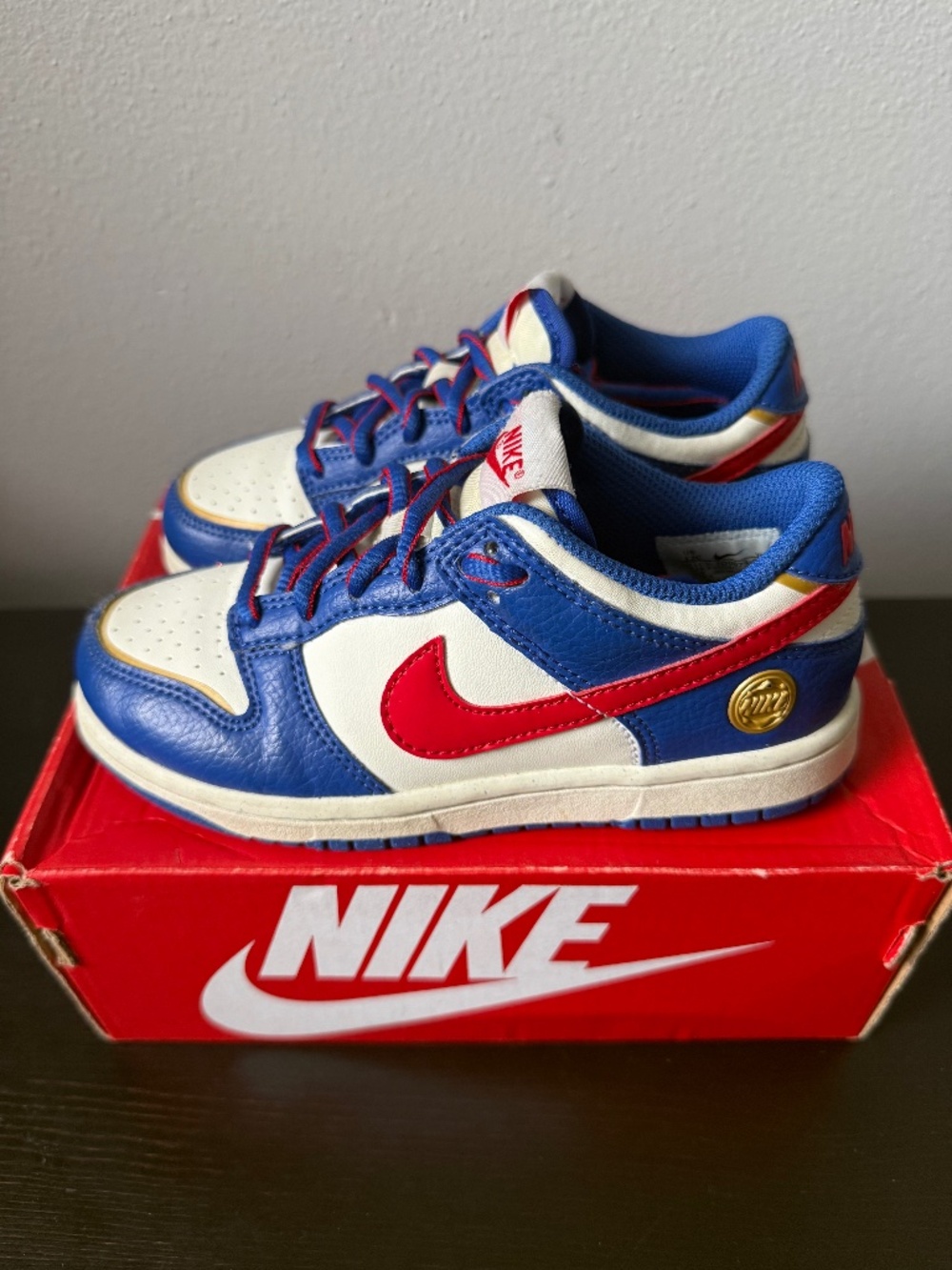 (PS) Nike Dunk Low Next Nature 'SUPERHERO' Little Boys Size 12C
